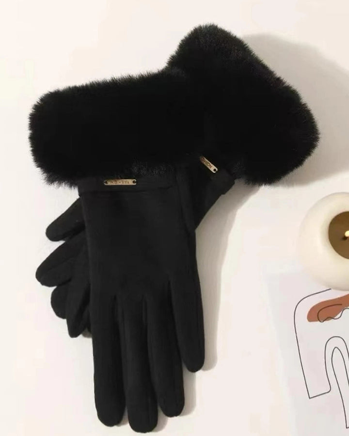 Warm Gloves Thickened Hair Cold-proof Outdoor Windproof Heat Storage Touch Screen Gloves