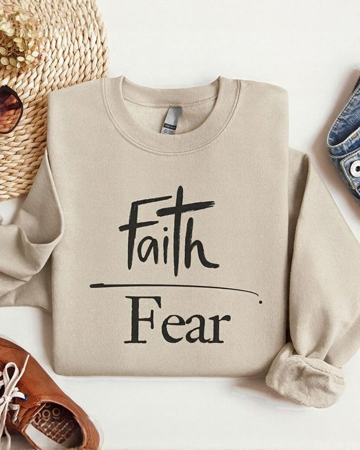 Faith Fear Crewneck Sweatshirt
