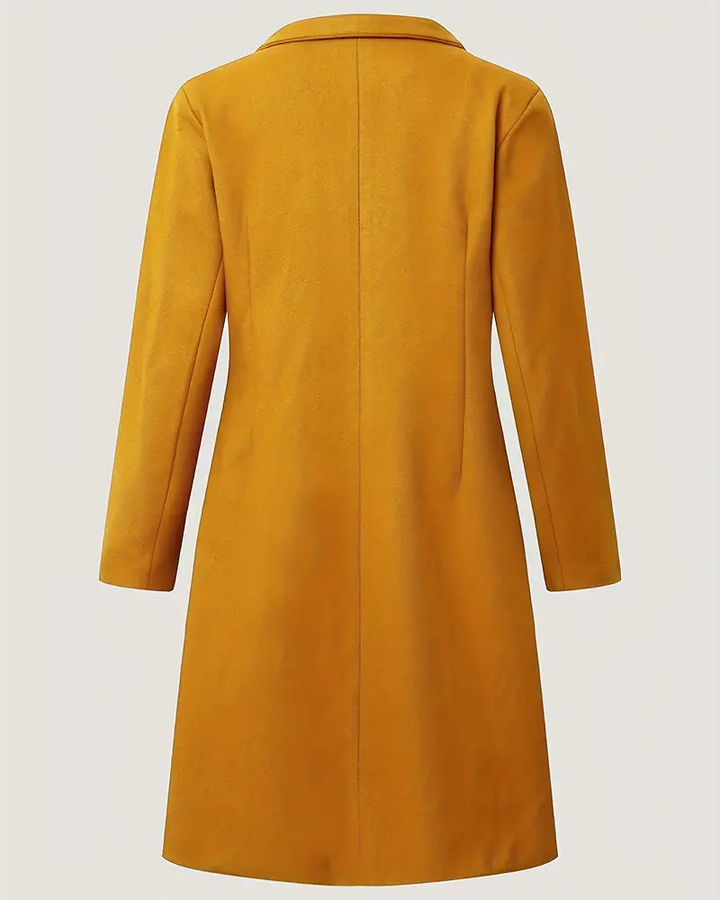Slim Fit Mid-length Woolen Coat