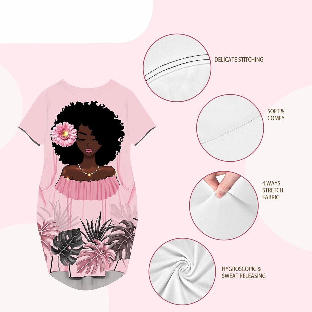 Celebrating Juneteenth Pockets Midi Dress