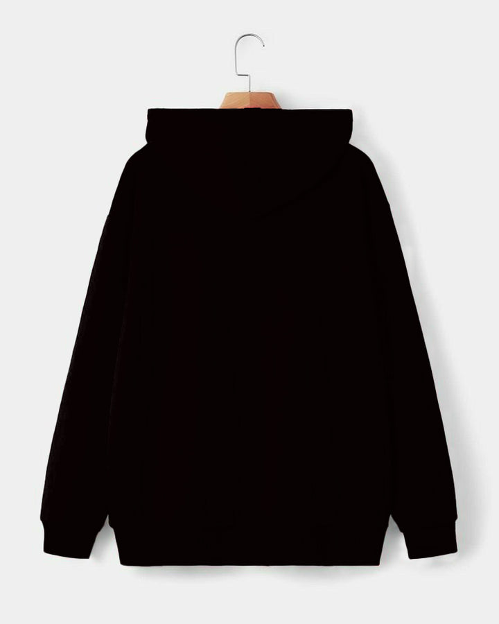 Black History Month Palm imprint Long-sleeved Hoodie
