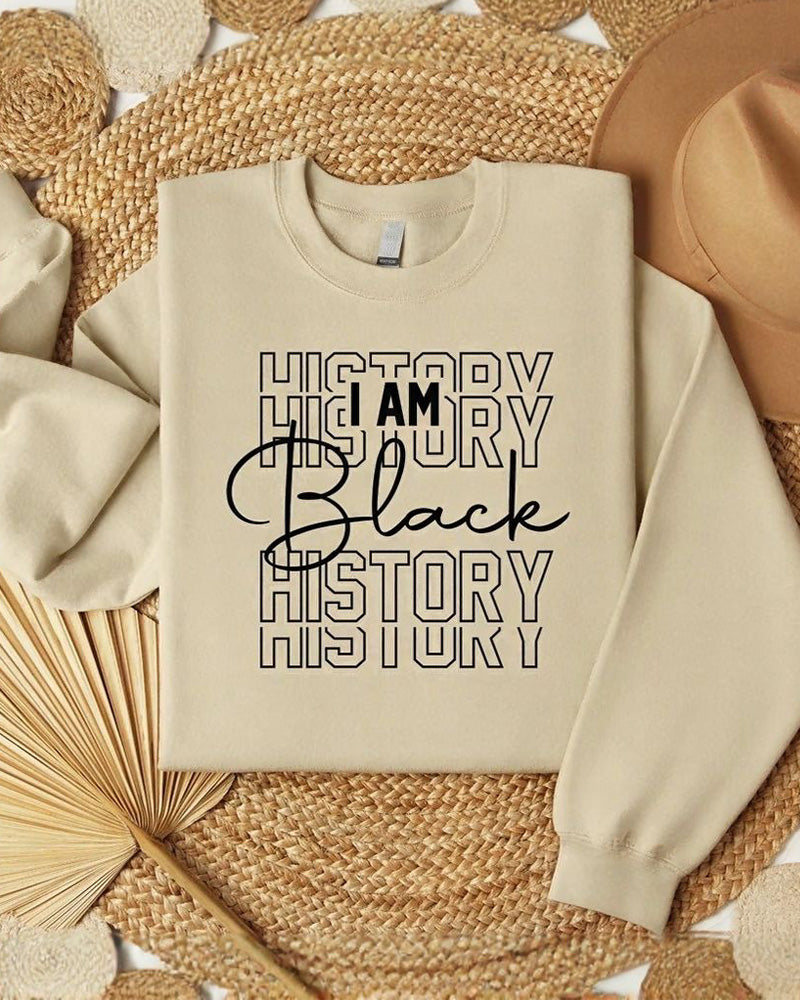 I Am Black History Crewneck Sweatshirt