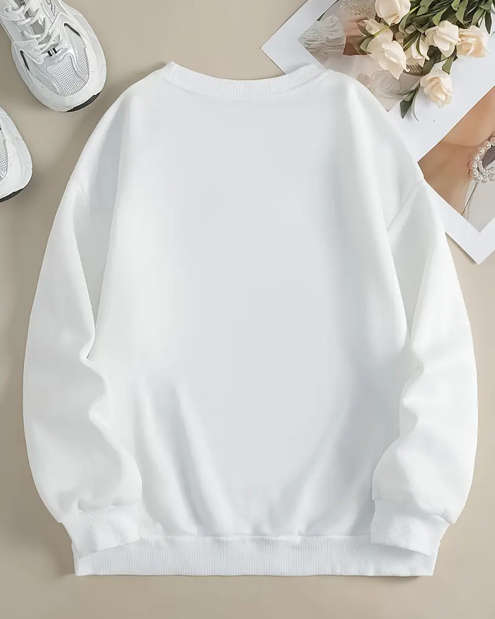 Happy Halloween Mama Horror Crewneck Long Sleeve Sweatshirt