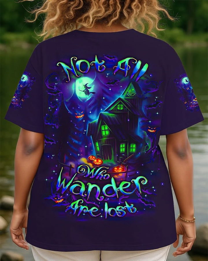 Not All Who Wander Are Lost Halloween All Over Print T-Shirt