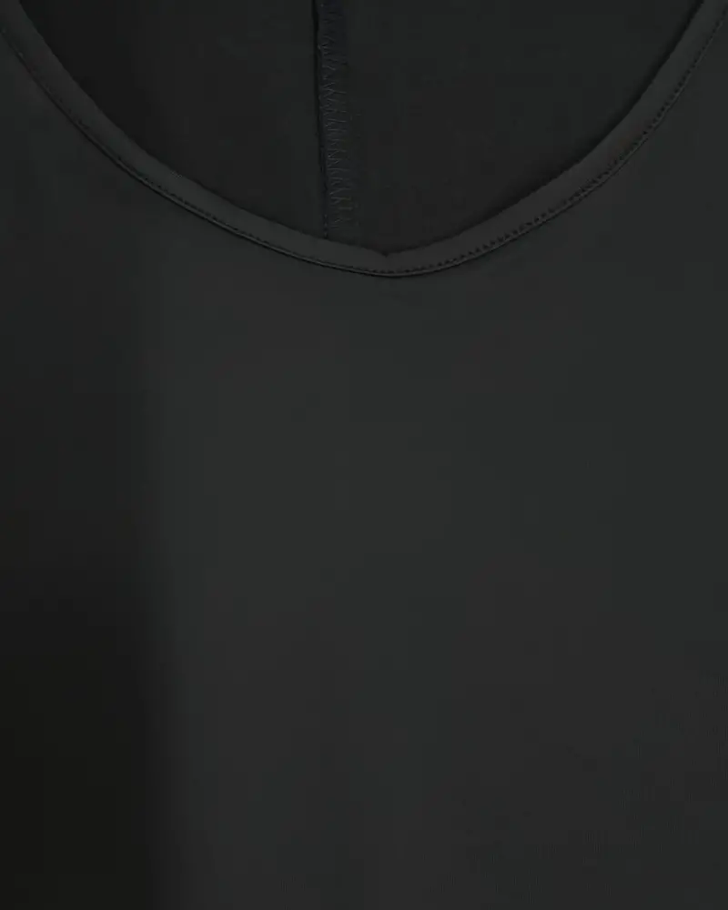 V-neck Black and Proud Art Pocket Maxi Dress