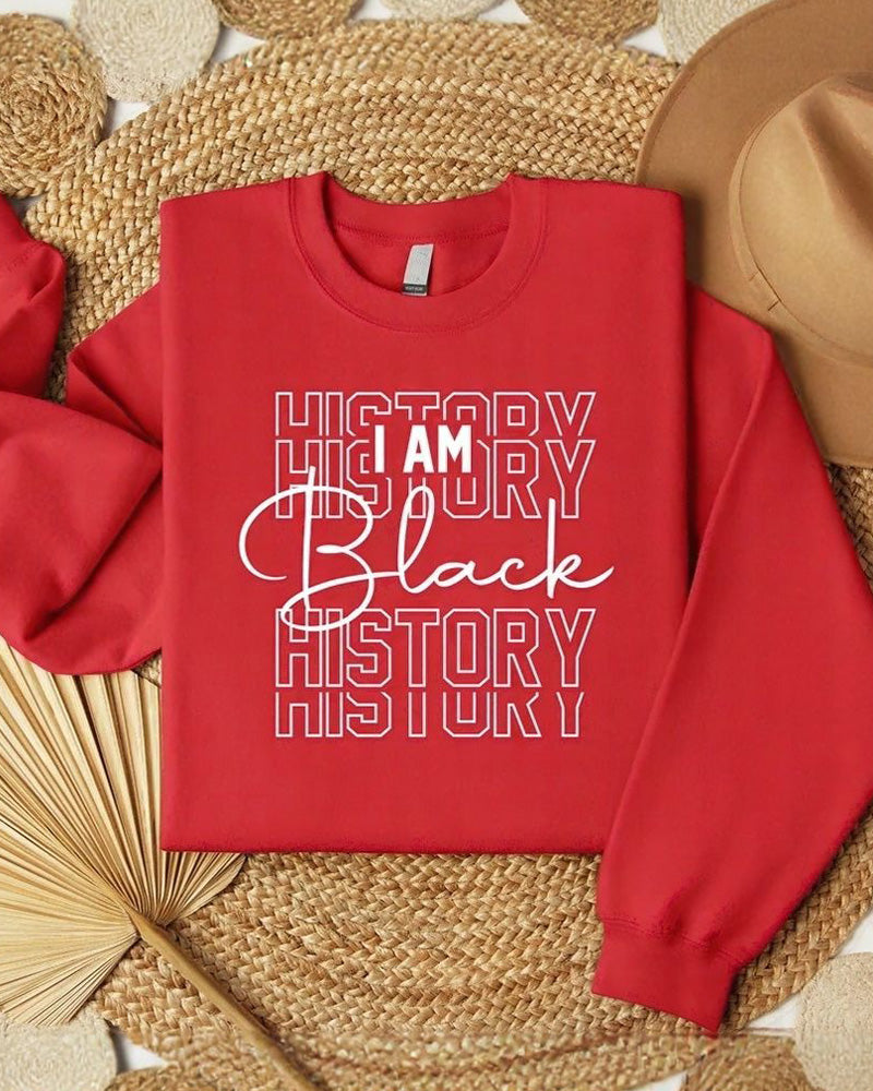 I Am Black History Crewneck Sweatshirt