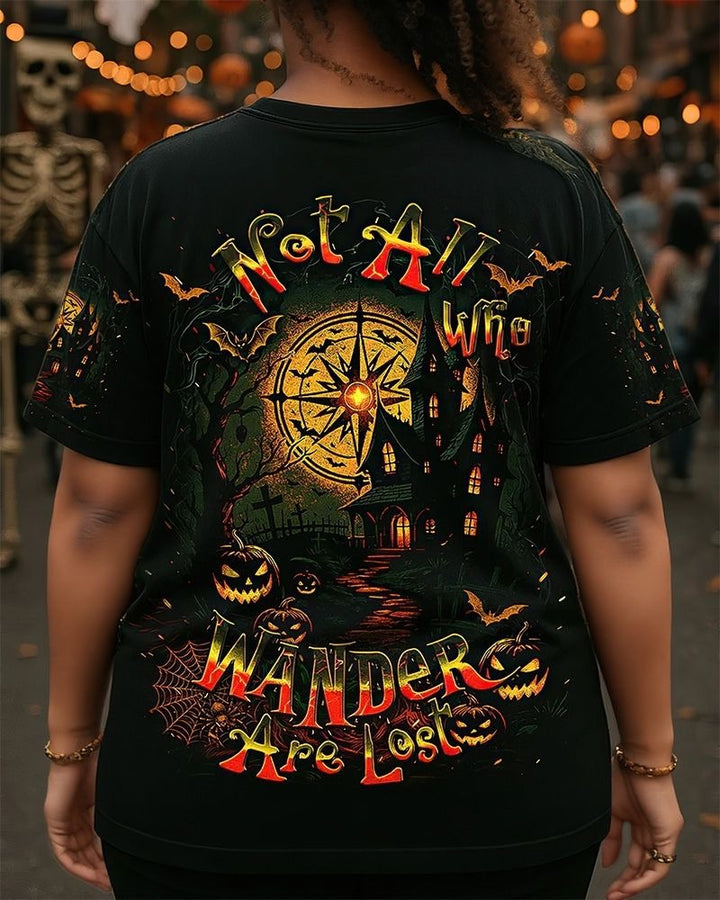 Not All Who Wander Are Lost Halloween All Over Print T-Shirt