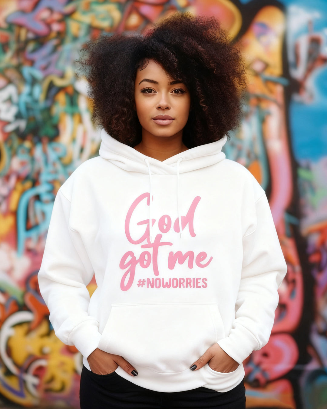 God Got Me Women Long-sleeved Hoodie