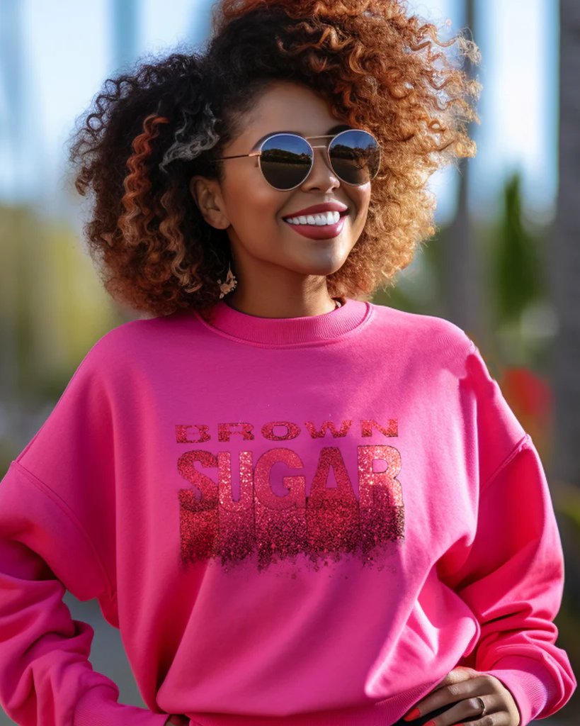 Golden Letters Brown Sugar Sweatshirt