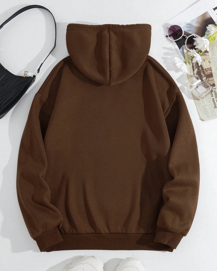 Cute Curly Girl Long-sleeved Hoodie