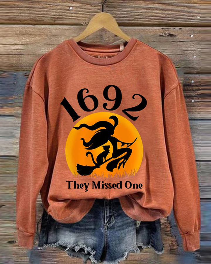 1692 They Missed One Halloween Long Sleeve Sweatshirt