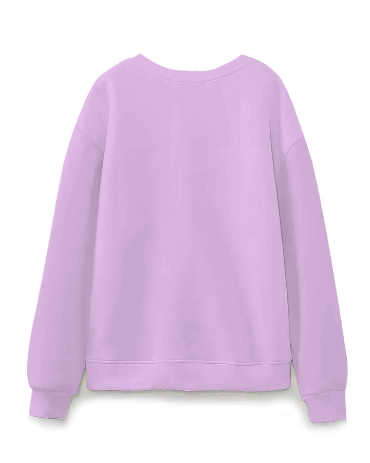 Braid Girl Butterfly Crewneck Sweatshirt