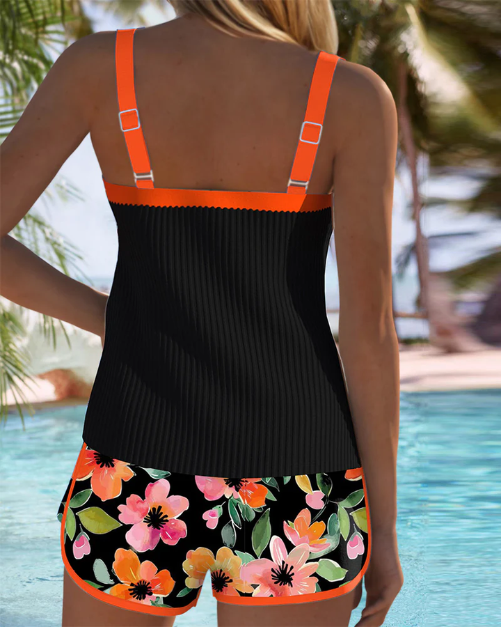 Aumora Beach Pants Two-Piece Tankini