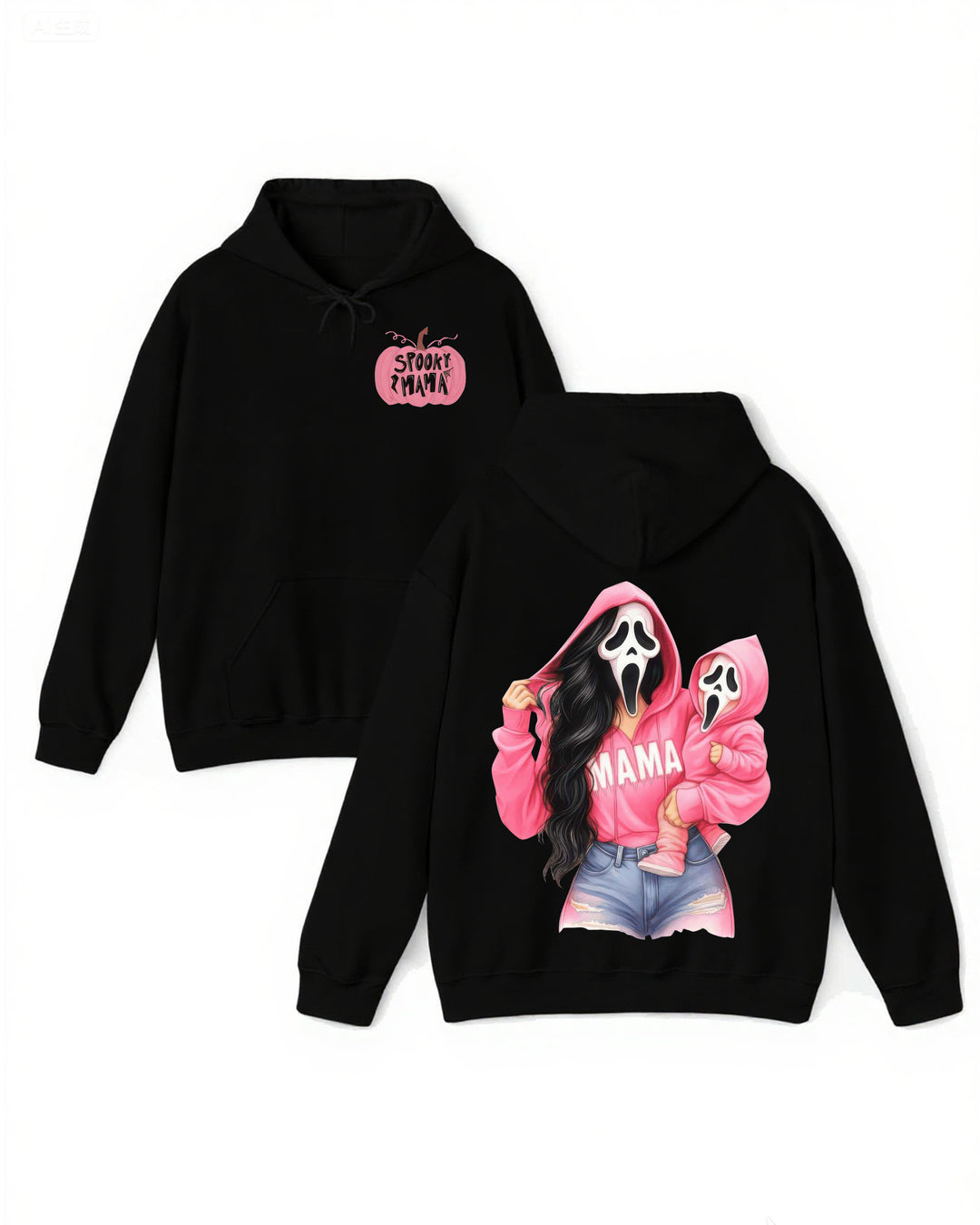 Pink Spooky MaMa Hoodie