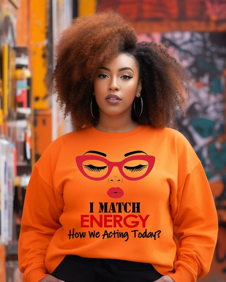 I Match Energy Women's Long Sleeve Sweatshirt