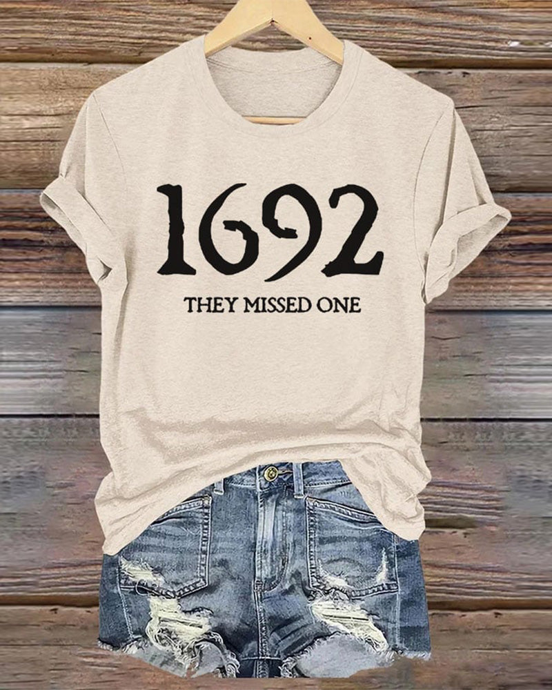 1692 They Missed One Halloween T-Shirt