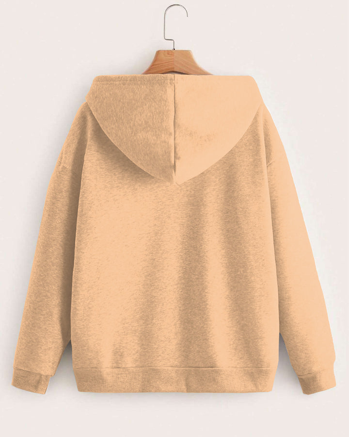 Curly Hair Confident Girl Long-sleeved Hoodie