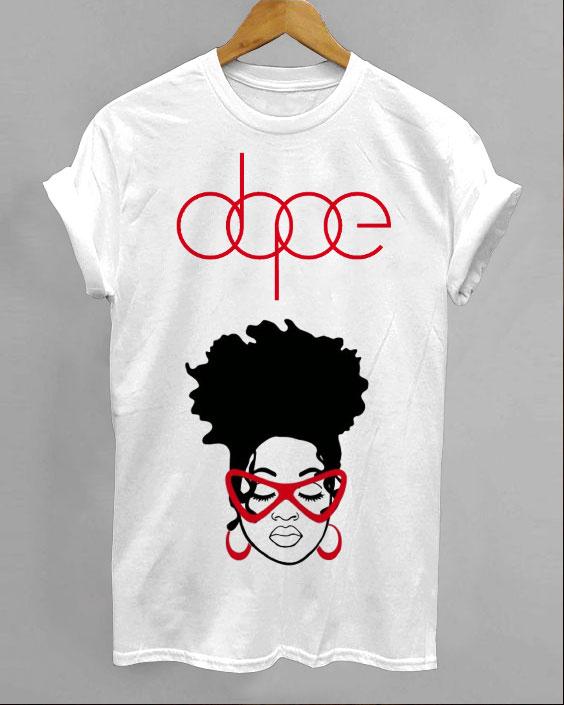 Dope Afro Women Unisex Short Sleeve Tshirt