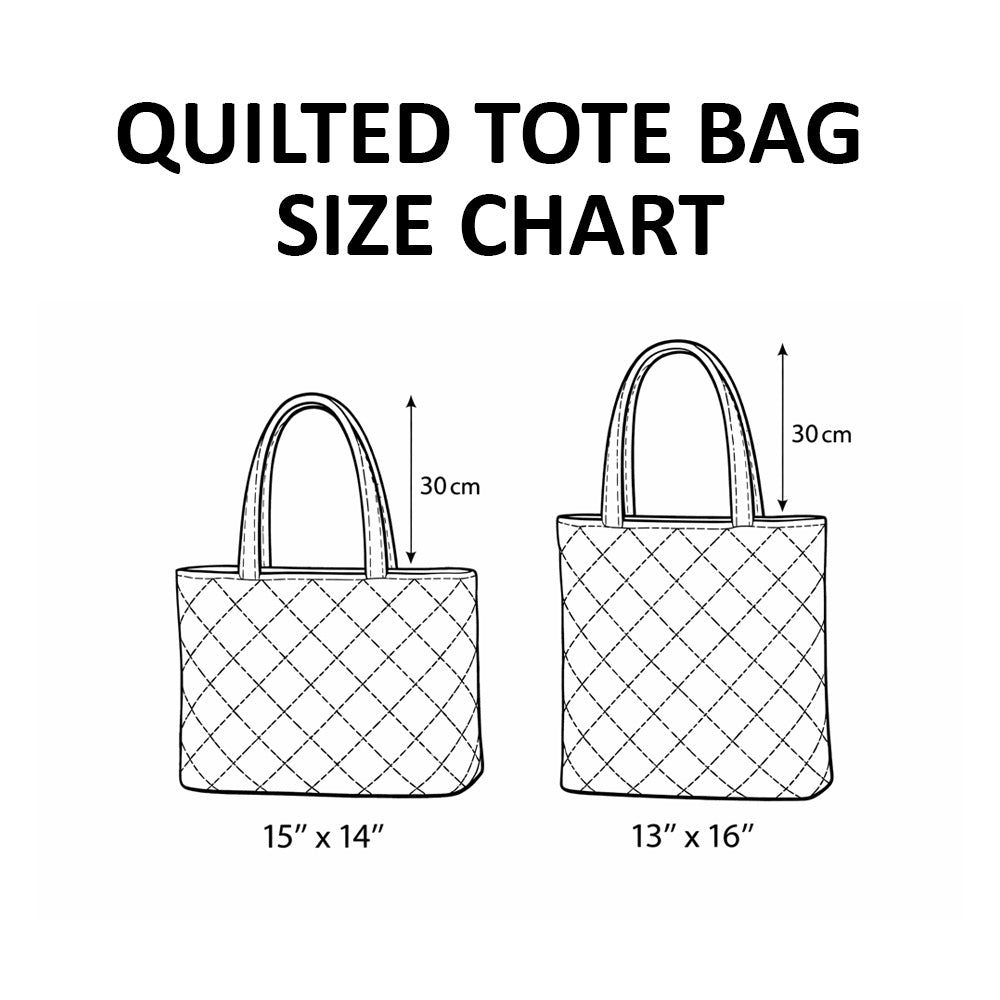 Vintage Bookish Quilted Tote Bag GFTONL5211